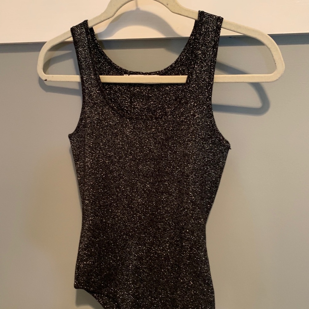 UNWORN: Sparkly Zara Bodysuit